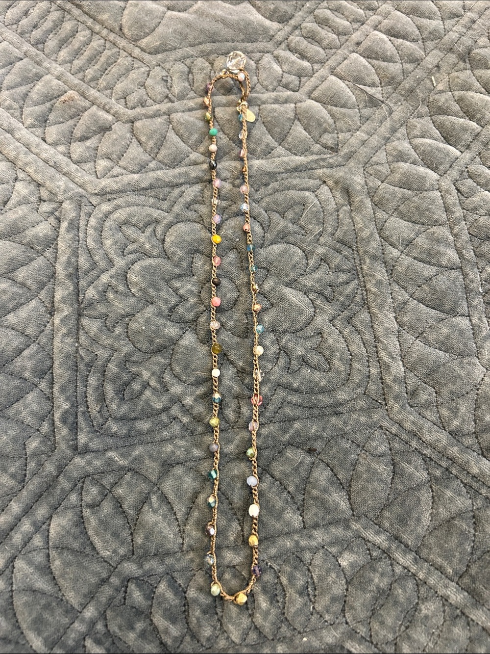 Multicolor Beaded woven on u 3 in 1 necklace - perfect for every day